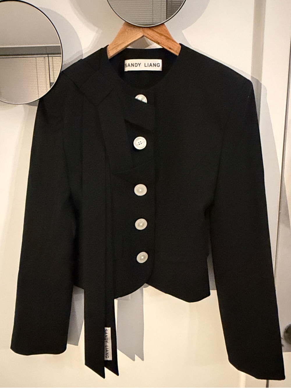 Sandy Liang Briar Jacket - Black XS